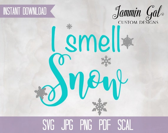 Download INSTANT DOWNLOAD I Smell Snow Gilmore Girls Inspired svg