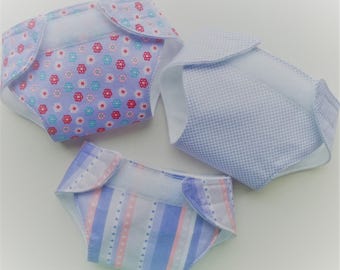 Doll Diapers - Bitty Baby Doll Diapers - Bitty Baby Diapers - Baby Doll Diapers - Princess Party Ideas - Pretend Diapers Bitty Baby Clothes