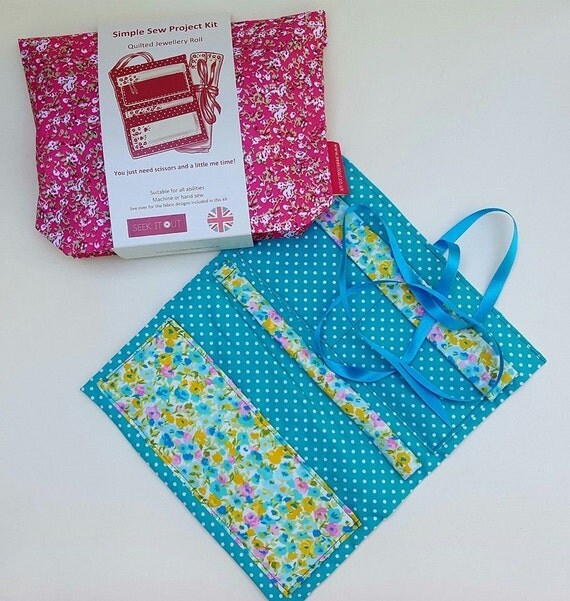Beginners Sewing Kit Liberty inspired Print Quilted