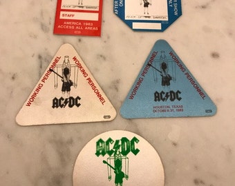 Backstage passes | Etsy