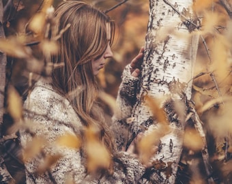 Postcard art photography - The Birch's Touch