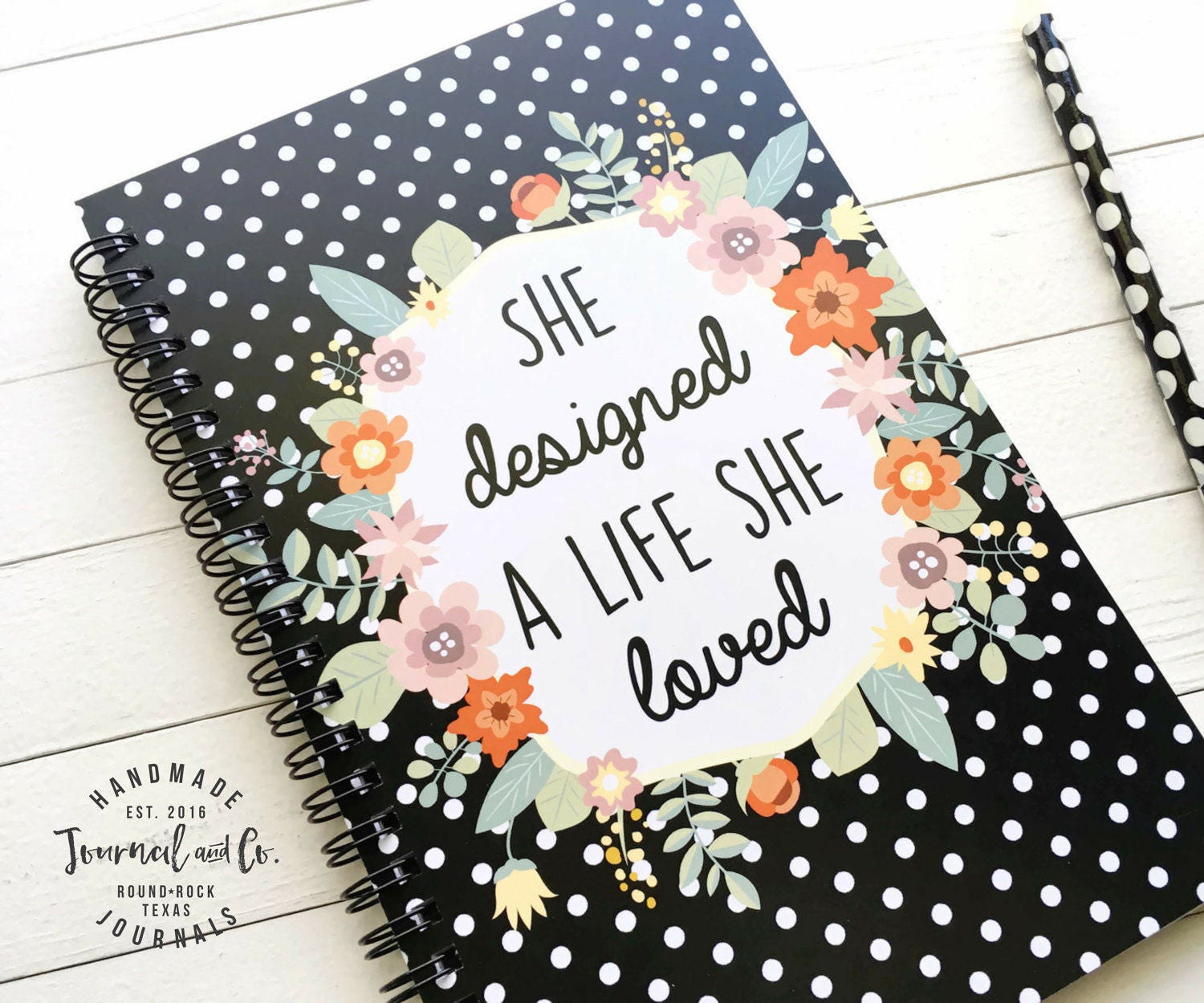 Writing journal spiral notebook sketchbook bullet journal