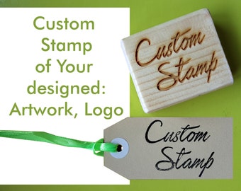 Custom stamps, custom logo, laser logo, Brand stamp, company stamp, customizable, custom, 3 x 4 cm (1.19x 1.56 inch)