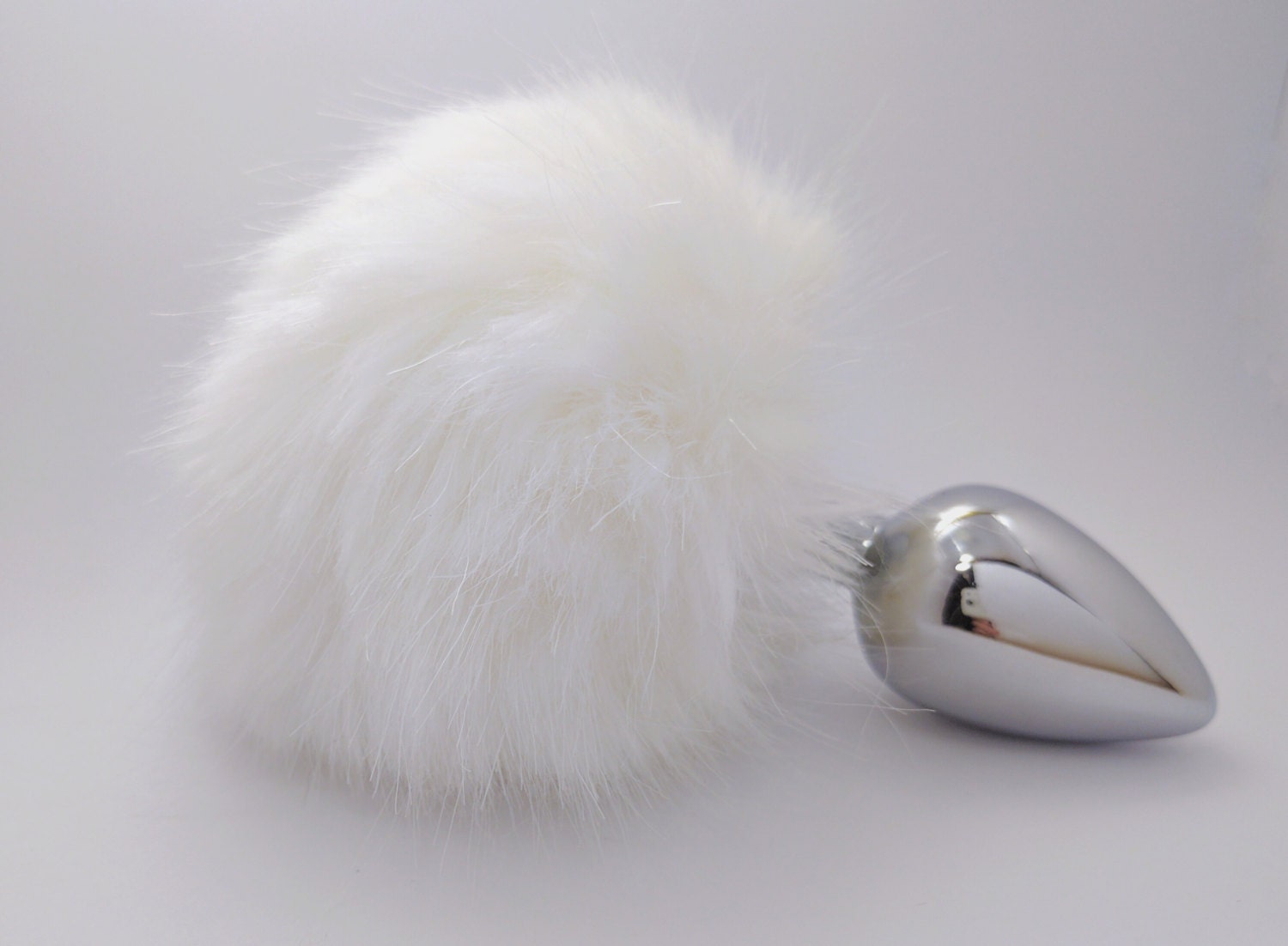 White Bunny Tail Butt Plug Anal Plug Tail Adult Toys 