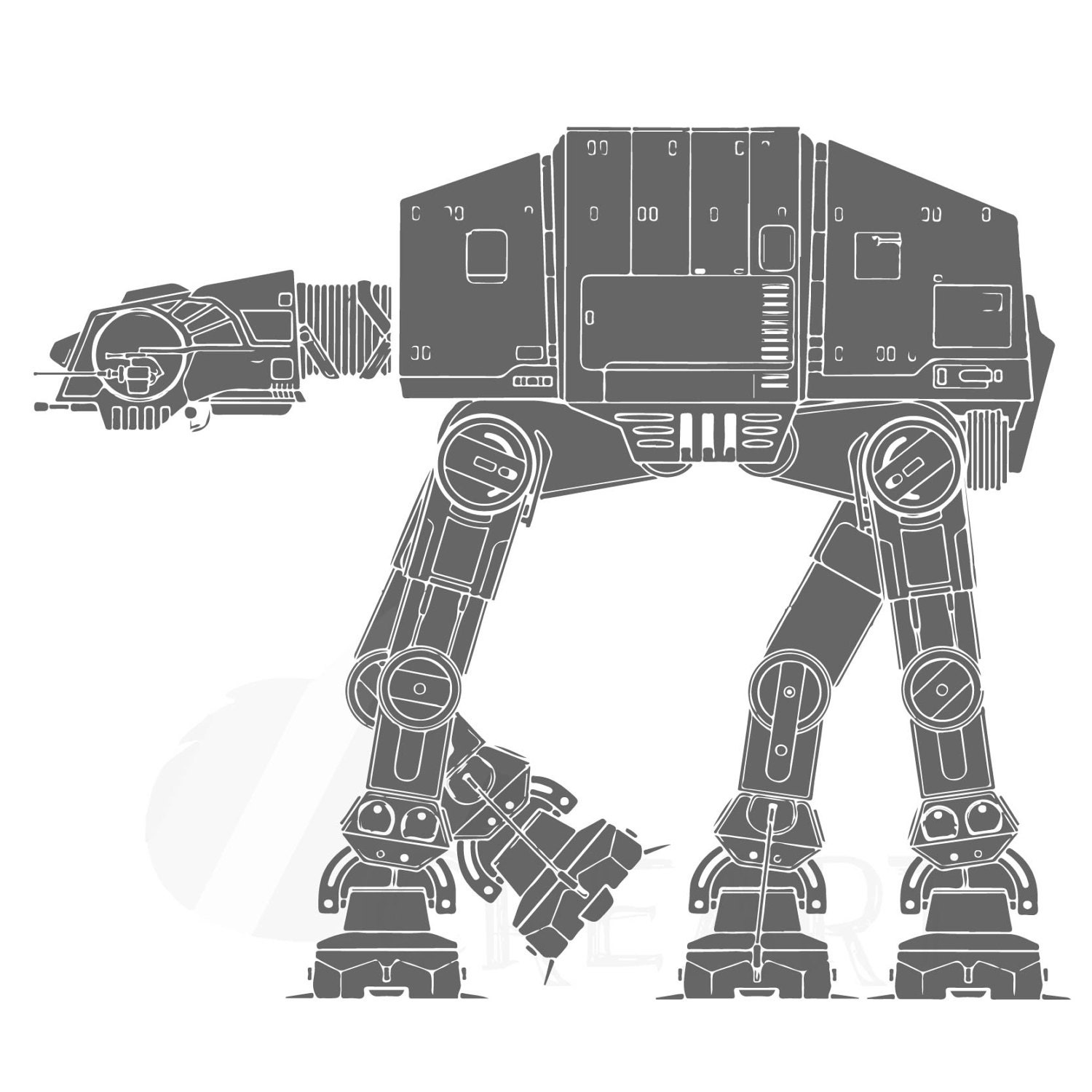 Download Star Wars Imperial AT-AT Silhouette Star Wars All Terrain