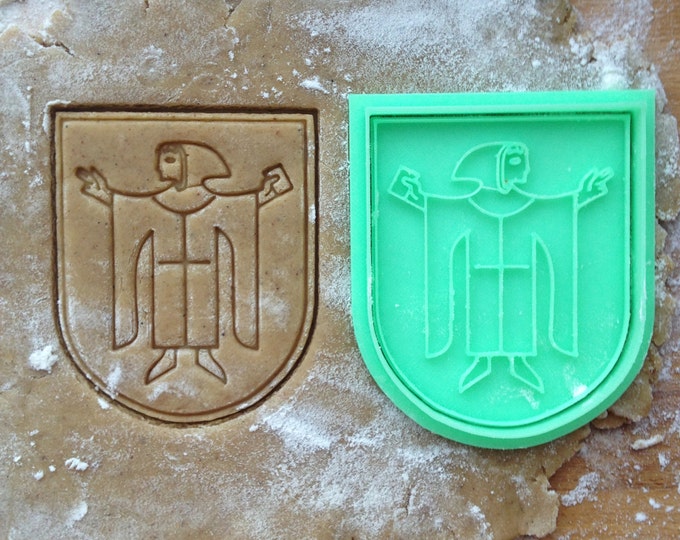 Der Mönch cookie cutter. München Monk cookie stamp. Germany cookies