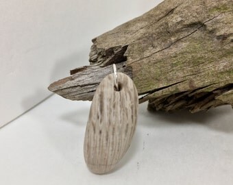 Michigan beach stone pendant, rustic jewlery, natural stone jewelry, beach stone jewelry, fossil jewelry, Michigan stone collectible