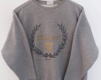 Legere by MCM big spellout logo pullover made in italy sweatshirts