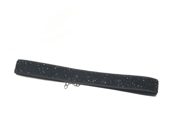 Black Glittery Choker | Black | Glitter | Chokers | SAGE