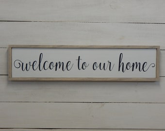 Welcome sign | Etsy