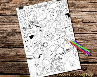 Items similar to Fun castles Coloring Pages. Set of 6 coloring pages ...