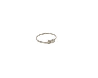 Thin Sterling Silver Ring- Silver Stacking Ring - minimalist ring - stackable rings - gift for her - everyday ring - summer ring - thin ring