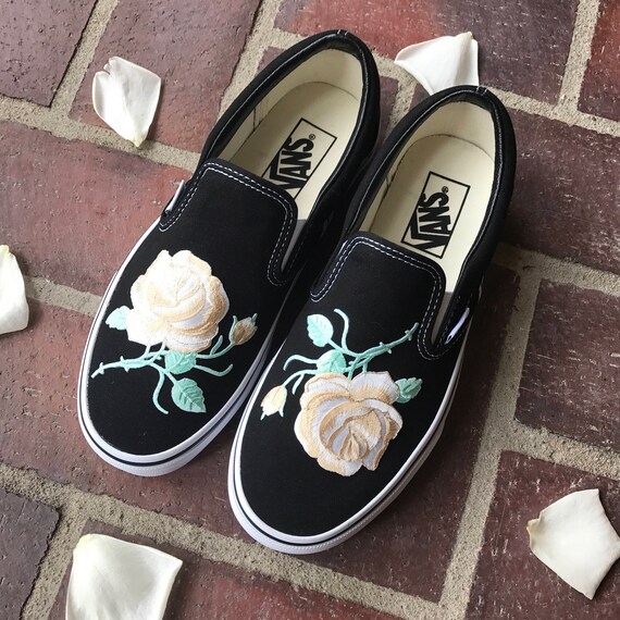 vans broderie rose vans broderie rose