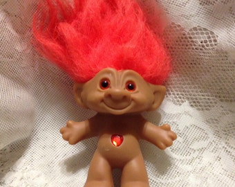 Red hair troll | Etsy