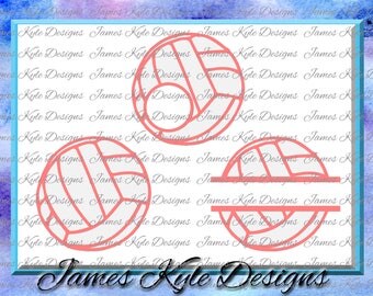 Volleyball SVG, Volleyball Frames SVG, Volleyball Monogram SVG, Volleyball Split Svg, Silhouette Cut Files, Cricut Svg