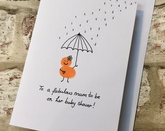Baby Shower Card - Mum to be - Baby Shower - New Baby - Pregnancy Card