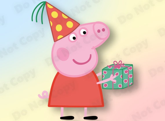 Download PEPPA PIG BIRTHDAY svg High Quality Layered Colors Cutting