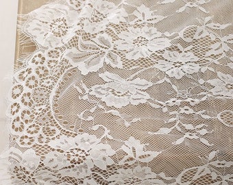 30x120 Inch Soft White Lace Table Runners/Overlay/Rustic Chic Wedding Reception/Table Runner/Boho Party/Bridal Shower Decor/Ship From USA