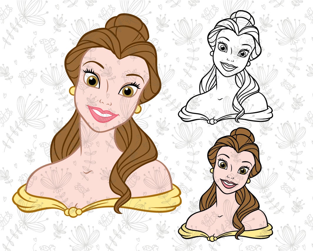 Free Free 291 Disney Princess Belle Svg SVG PNG EPS DXF File