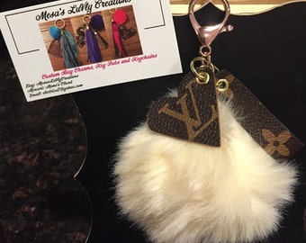 Your Choice of Puff Color + Louis Vuitton Canvas Accents