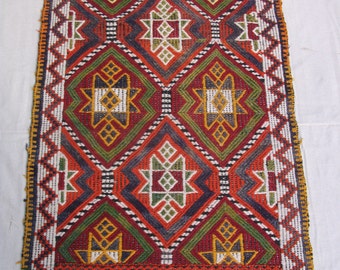 Vintage Moroccan Rug / Boujad Rug / Faded Moroccan Rug / Pink Moroccan Rug 31.5X47 inches
