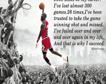 Michael jordan quote | Etsy