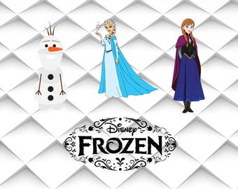 Frozen SVG | Elsa svg | Olaf svg | Frozen clipart | Frozen olaf svg,png,jpg,eps for Print/Design/Silhouette Cameo/Cricut and Many More