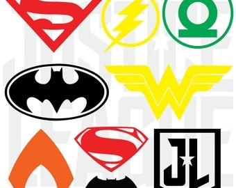 Justice league decal | Etsy