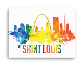 saint louis skyline canvas print st louis missouri cityscape home decor office - Home Decor St Louis Mo saint louis skyline canvas print st louis missouri cityscape home decor office - Home Decor St Louis Mo