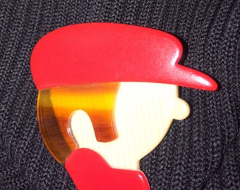 Early Lea Stein unsigned "Gavroche" pin