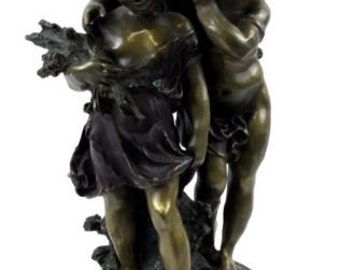 RARE AUGUSTE MOREAU Bronze Sculpture "Secret" with Paris foundry stamp!