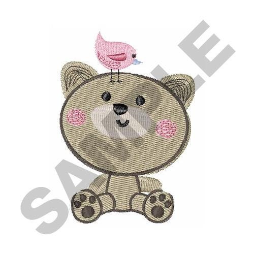 Mini Teddy Bear Machine Embroidery Design