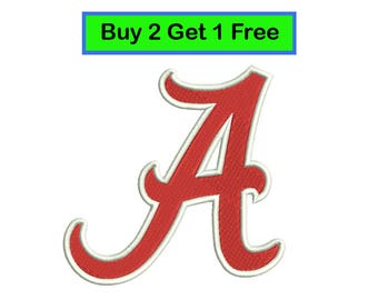 Alabama A.Machine embroidery design.Logo.