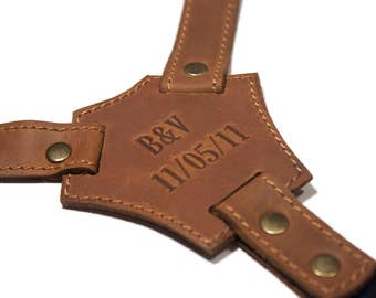 Personalized leather suspenders, leather suspenders with Monogram, wedding suspenders with initials, men's braces, groom suspenders, wedding