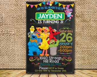 Sesame street printables | Etsy