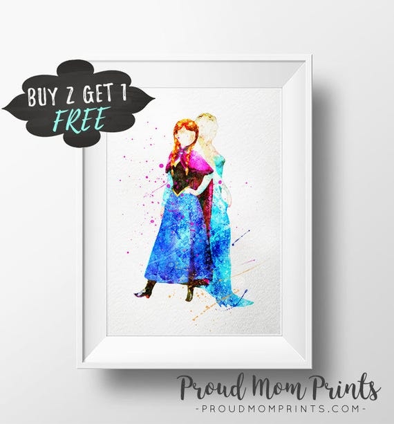 Frozen Wall Art anna and elsa frozen wall art print princess anna poster Frozen Wall Art anna and elsa frozen wall art print princess anna poster