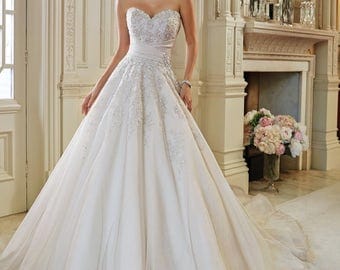 A-Line Wedding Dress With Sash
