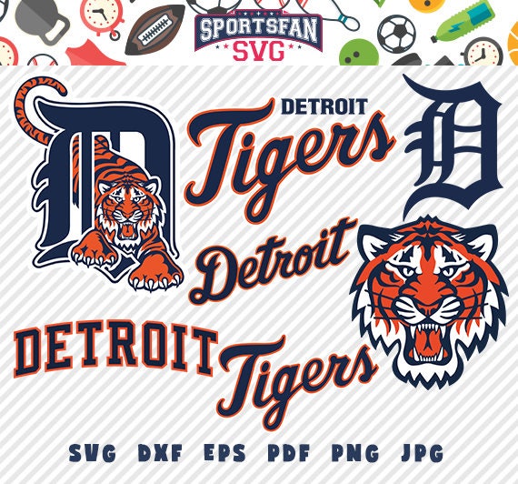 Download Detroit Tigers svg pack baseball team baseball league