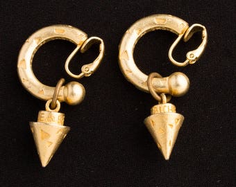 Biche De Bere Vintage 1980s Clip on Earrings
