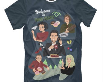 welcome to twin peaks t shirt