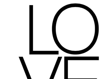 L.O.V.E. Framed Piece