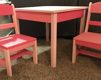 Child Table and Chairs