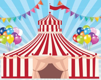 Circus backdrop | Etsy