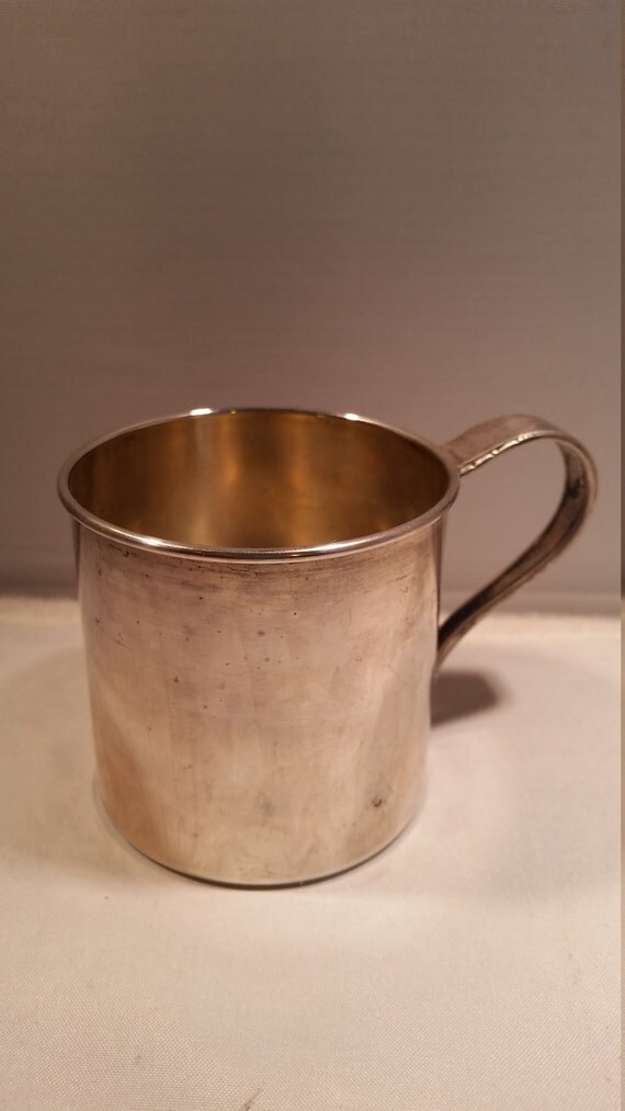 Items similar to Vintage Oneida Rogers 1881 Silver Baby Cup on Etsy