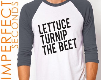 lettuce turnip the beet ® trademark brand OFFICIAL site - grey baseball jersey - discounted IMPERFECT SECONDS