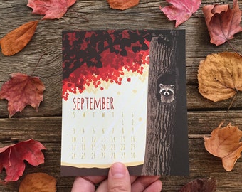 2017 Calendar / Desk Calendar / Flora and Fauna