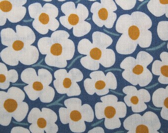 Retro, Floral Print Fabric, Fabric, Cotton Fabric, Stella, Quilting Fabric, Sewing Fabric, Floral Fabric, Fabric By The Yard, Fat Quarter