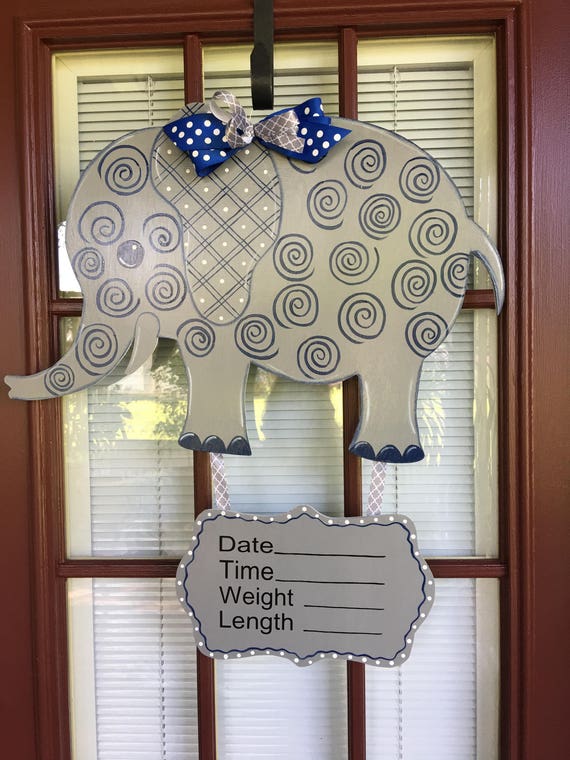 Hospital baby decorations front door decor birth