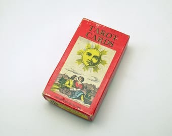 Vintage Tarot Cards Gaming Cards Made in Switzerland
