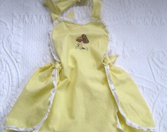 baby romper . yellow baby romper . retro baby romper